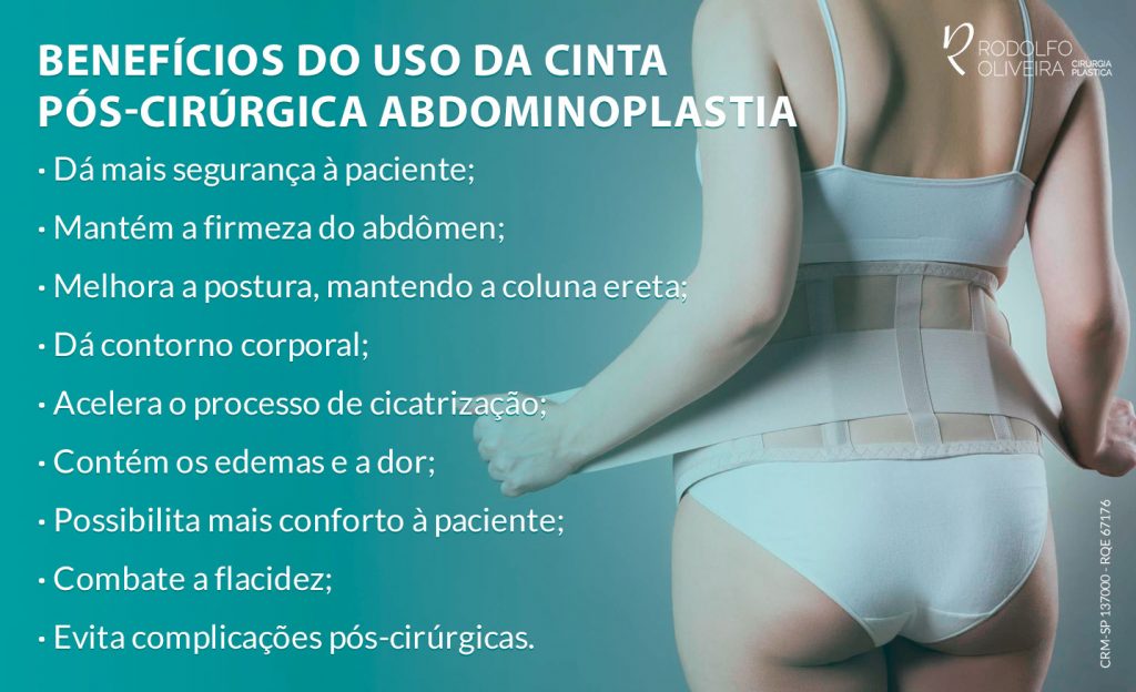 Cinta pós-cirúrgica abdominoplastia: por que você deve usar?